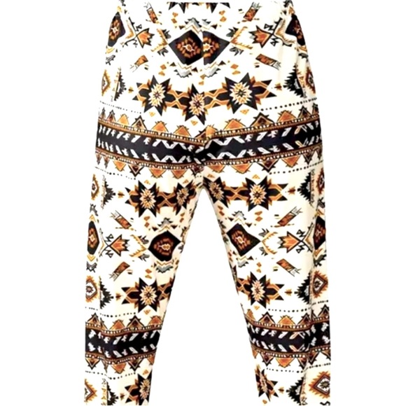 🌵Western/Tribal Print High Waist Leggings Casual Skinny Stretchy Leggings - Picture 3 of 12